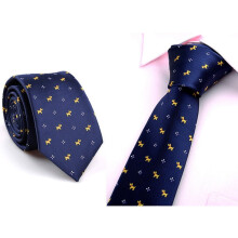 Men's Casual Slim Solid Skinny Necktie