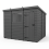 11x9 Pent Composite Shed Tanalised (Single Door, With Windows) 2