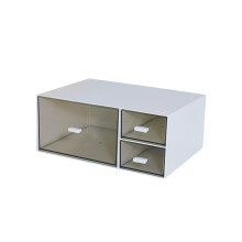 Stackable Transparent Plastic Storage Box 8.66 x 6.3 x 3.66