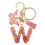 Resin Butterfly Pendant Keychain with Sequins 1