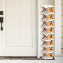 Zonao Small Shoe Rack 9-Tier Entryway Organizer
