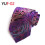 Men's Paisley Floral Striped Tie 8 cm 1