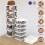 Shoe Rack Vertical Foldable 6-Tier Narrow 1