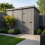 11x9 Pent Composite Shed Tanalised (Single Door, No Windows) 1