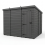 11x9 Pent Composite Shed Tanalised (Single Door, No Windows) 2