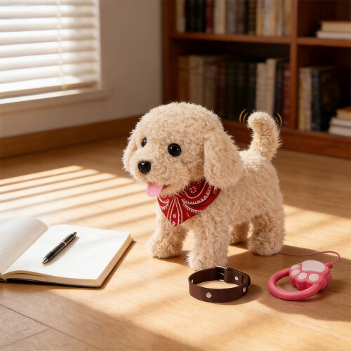 Interactive Robot Dog Toy Soft Battery-Powered 2
