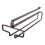 Under Cabinet Wine Glass Holder Stemware Rack 2 Pack 2
