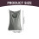 Laundry Basket Gray Hanging Dirty Clothes Storage Bag 8