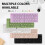 Foldable Bluetooth Keyboard with Stand Holder 67 Keys 8