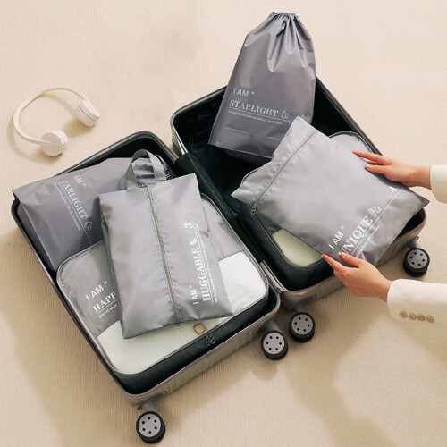 Packing Cubes Set Travel 6-Piece Lightweight Fabric