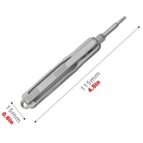 EDC Titanium Multi-Tool Bottle Opener and Screwdriver 1