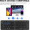 Foldable Bluetooth Keyboard with Stand Holder 67 Keys 3