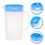 Plastic Water Pitcher Large Capacity Lemonade Jug 3