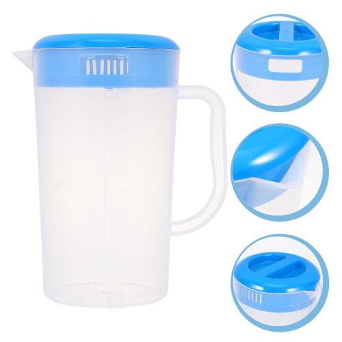 Plastic Water Pitcher Large Capacity Lemonade Jug 2
