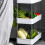 Rolling Storage Trolley 3-Tier Slim Design with 360 4
