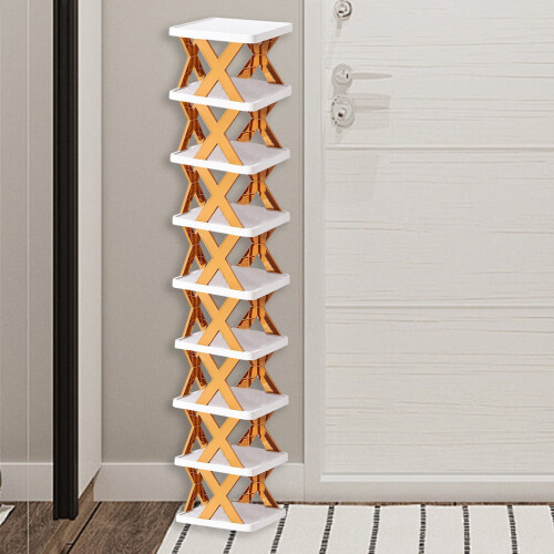Zonao Small Shoe Rack 9-Tier Entryway Organizer 2