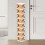 Zonao Small Shoe Rack 9-Tier Entryway Organizer 6