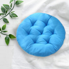 Chair Seat Cushion Indoor Outdoor 45cm Blue