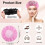 Mesh Sleep Bonnets for Women 11.8 Inch 4 Pcs 2