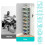 Vertical Shoe Rack Plastic 9-Tier Tall Narrow Blue 7