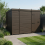 9x10 Pent Composite Shed Tanalised (Single Door, No Windows) 1