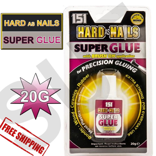 Hard As Nails Brush On Super Glue 15g