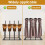 Stainless Steel Floor Standing Boot Rack 4 Pairs 2