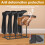 Stainless Steel Floor Standing Boot Rack 4 Pairs 4