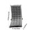 Recliner Cushion Plush Polyester 39x16x3 in 5