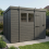 9x10 Pent Composite Shed Tanalised (Single Door, With Windows) 1