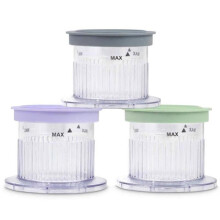 3 Pezzi Coppette per Dessert per Gelatiera, Coppette di Ricambio per Gelato, Contenitore per Gelato, Coppetta per Conservare La Crema