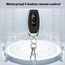4pcs RF 433MHz Wireless Remote Control Switch for 220V 30A Relay