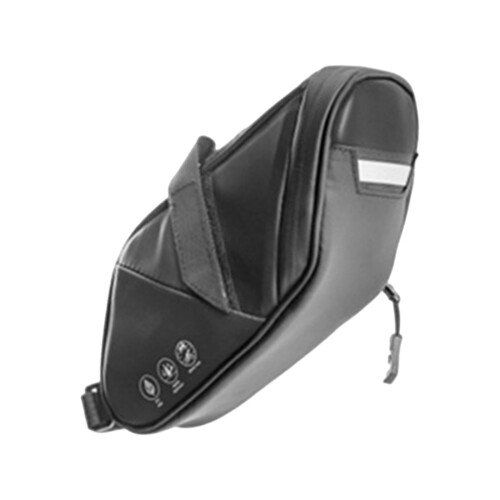 Bike Saddle Bag Under Seat Lightweight Storage Pouch White 1