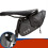 Bike Saddle Bag Under Seat Lightweight Storage Pouch White 7