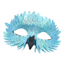 Rollenspiel-Maske, Halloween-Party-Maske,-Seeblau