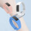 (Blue,L)Soft Rubber Replwatch Strap Solid Color Fashion Simple Daily Tpu Material 7