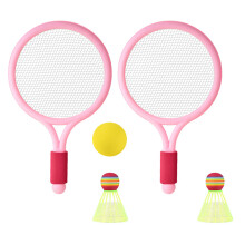 Badmintonschläger für Kinder, inklusive Tennis und 2-Rosa