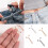 Lot de 3 tendeurs de ceinture réutilisables, boutons-Or 3