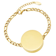 Bracelet de rangement de pilules minimaliste moderne, en-Or