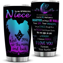 20 oz Tumbler Cup for Nieces – Starbucks-Compatible Aunt