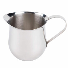 Stainless Steel Milk Frothing Pitcher 240ml Bell-Shaped