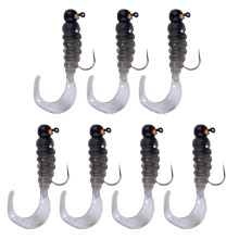 Soft Bait T-Tail Fishing Lure 1g-4g Black