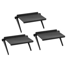 TV Top Shelf Plastic Monitor Storage Rack 3 pcs