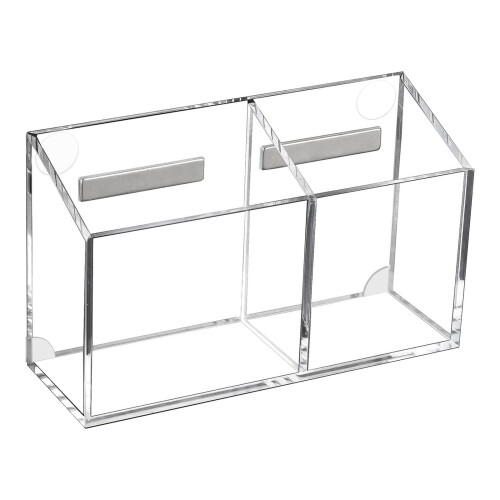 Acrylic Marker Holder with Magnetic Base and Locking Feature