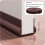Efficiency Door Bottom Sealing Strips PVC Door Sweeps-Brown 4