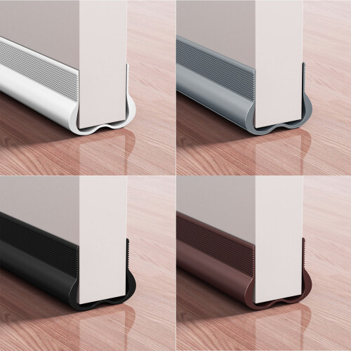 Upgrades Deurafdichtingsstrips Stofdicht en winddicht-Zwart 1