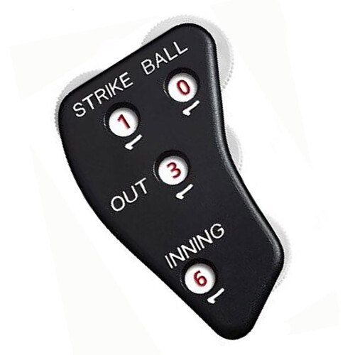 Baseball Umpire Clicker 4-Wheel Counter for Outs and Innings