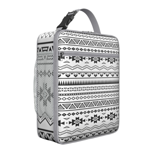 Bohemian Geometric Cooler Tote Reusable Thermal 1