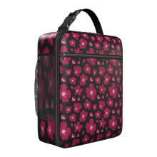 Floral Portable Meal Tote Insulated Lunch Bag