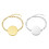 Bracelet de rangement de pilules minimaliste moderne, en-Or 2